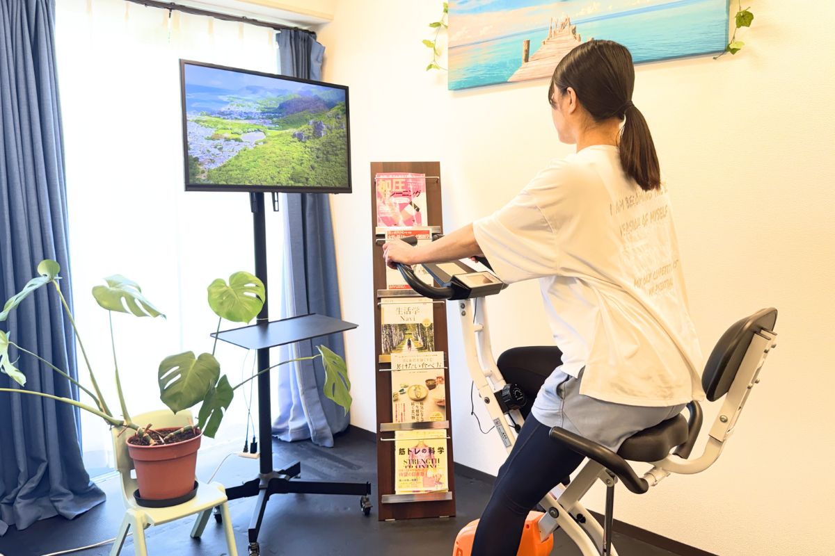 ストレッチと有酸素運動のイメージ